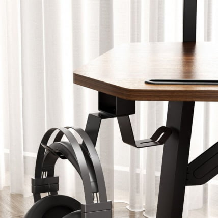 Стол для компьютера с подставкой под клавиатуру ЕУРЕКА ЕРК-АЕД-Е70ВН / EUREKA ERK-AED-E70WN_6