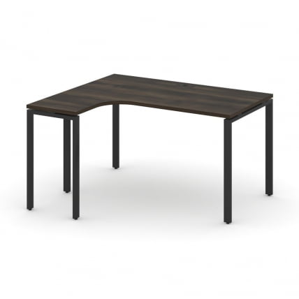 Стол эргономичный левый CОНCЕПТ CН.ОСА-002(Л) Дуб Мали Черный / CONCEPT CN.OSA-002(L)_0