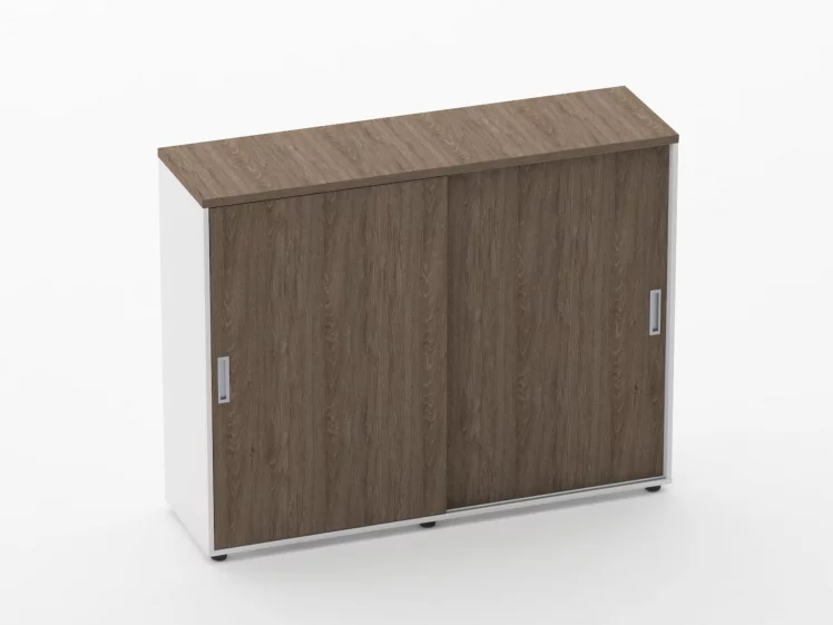 Тумба-купе высокая для рабочего модуля Дека 9.03.145 Дуб Верцаска/Белый / Deka_0