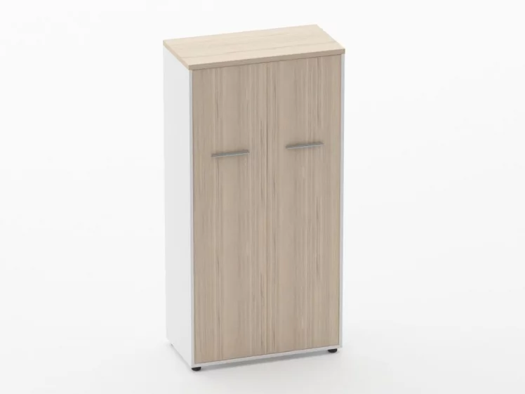 Шкаф 3 широкий закрытый, 2 двери Дека 10.16.141 Туя/Белый / Deka_0