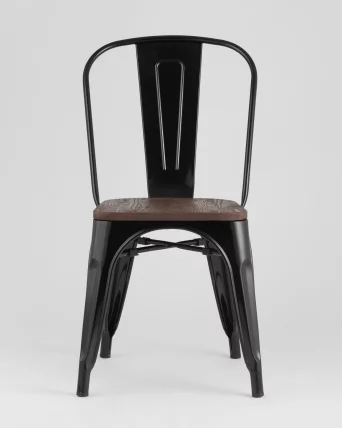 Стул Толикс Воод 850 Черный / Tolix Wood_2