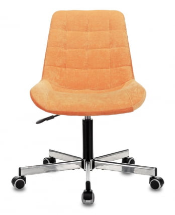 Кресло для оператора Бюрократ CХ-350М Оранжевый Велвет 72 / CH-350M Velvet_1