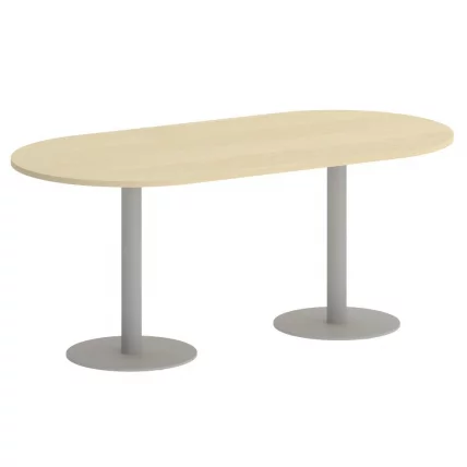 Стол овальный ХОМЕ ОФФИCЕ ВР.СП-5-180.1 Клен/Серый металл / HOME OFFICE VR.SP-5-180.1_0