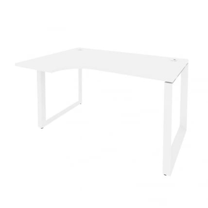 Стол эргономичный левый на О-образном м/к ОНИКС О.МО-СА-2Л Белый Бриллиант / ONIX O.MO-SA-2L_0