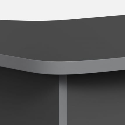 Игровой компьютерный стол СКИЛЛЛ СТГ 1385.1 антрацит/металлик / SKILLL STG_6