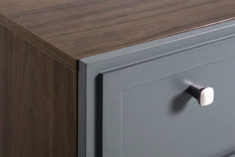 Комод 3 ящика Нортон (К) Серый / Norton_4