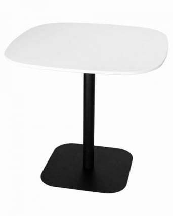 Стол обеденный ДОБРИН ОТИС (белая столешница, черное основание) / DOBRIN OTIS_3