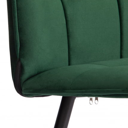 Стул обеденный Бари (2 шт. в упаковке) ЛТ, велюр, Дееп Форест (изумруд), 41х55х89 см / Bari LT, Deep Forest_8