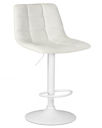 Стул барный ДОБРИН ТАИЛОР ВХИТЕ (белый ПУ) 2 шт / DOBRIN TAILOR WHITE PU)_1