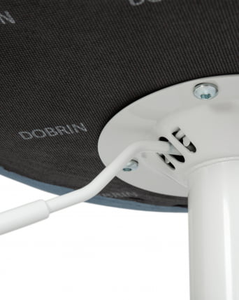 Стул барный ДОБРИН ТАИЛОР ВХИТЕ (пудрово-голубой велюр (МДЖ9-74)) 2 шт / DOBRIN TAILOR WHITE (MJ9-74))_7