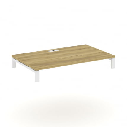 Стол надставка на две опорные тумбы CОНCЕПТ CН.ОСН-006 Дуб Винченцо Белый / CONCEPT CN.OSN-006_0