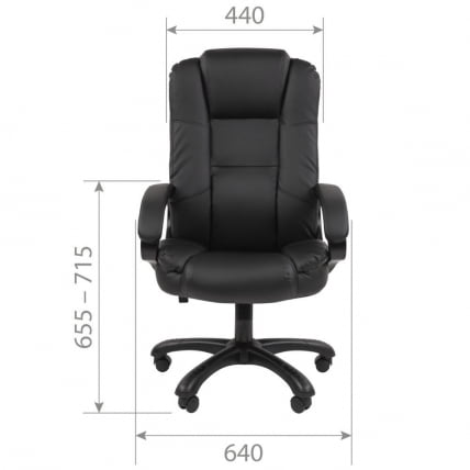 Кресло офисное CХАИРМАН 600 экокожа Бежевый / CHAIRMAN_4