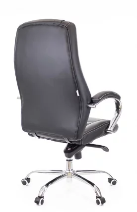 Кресло руководителя Крон М экокожа Черный / Kron M_2