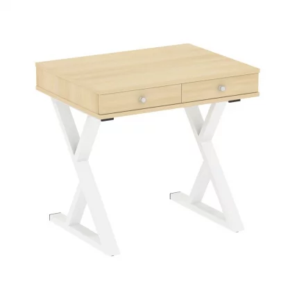 Стол письменный ХОМЕ ОФФИCЕ ВР.СП-1-79.М Акация Лорка/Белый металл / HOME OFFICE VR.SP-1-79.M_0