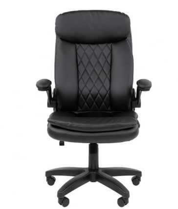 Кресло офисное CХАИРМАН 533 экокожа Черный / CHAIRMAN_1