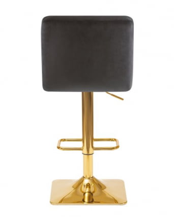 Стул барный ДОБРИН ГОЛДИЕ (черный велюр (МДЖ9-101)) 2 шт / DOBRIN GOLDIE (MJ9-101))_5