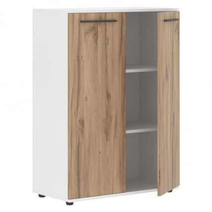 Шкаф с глухими средними дверьми ЕДИС ЕМCС 85.1 Дуб Денвер светлый Мокко Белый / EDIS EMCS_1
