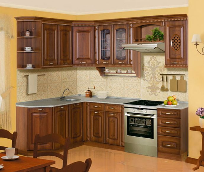 Кухня 1,7*2,4 метра Глория-6 Набор 13_0