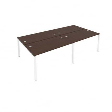 Рабочая станция на 4 раб.места Метал Сйстем Б.СМ-4.3 Венге/Белый / Metal System_0