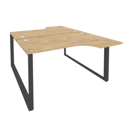 Рабочая станция на О-образном м/к ОНИКС О.МО-Д.СА-2 Тиквуд Светлый/Антрацит / ONIX O.MO-D.SA-2_0