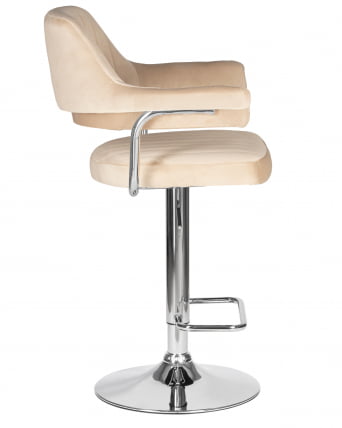 Стул барный ДОБРИН CХАРЛЙ Бежевый велюр МДЖ9-10 / DOBRIN CHARLY MJ9-10_2