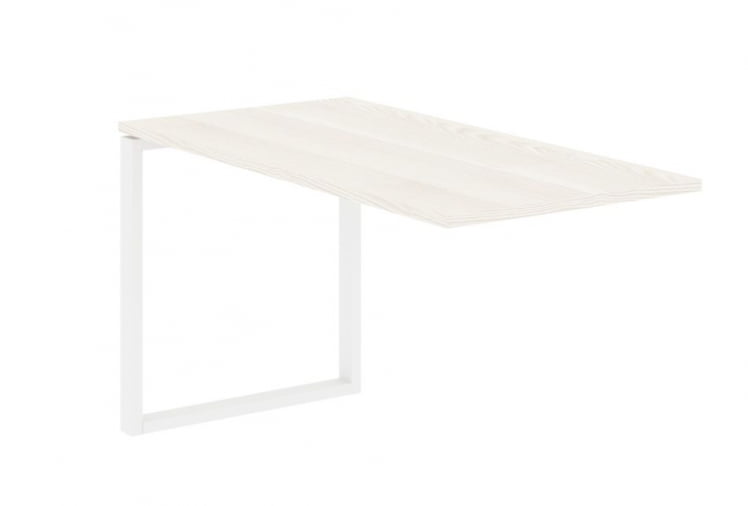 Брифинг-приставка ЕДИС ЕКБ 1367 Ясень Траун Белый / EDIS EQB_0