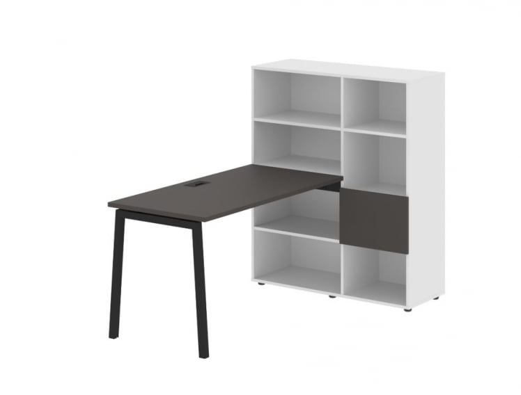 Рабочая станция ЕДИС ЕЛРСТ 1113 Мокко Черный Белый / EDIS ELRST_0