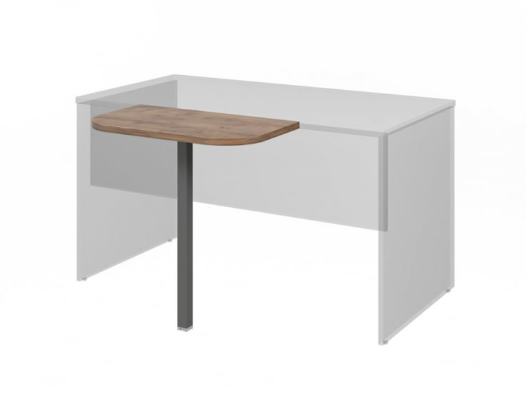 Приставная столешница ЛЕМО Л-81 Таксония шоколадная / LEMO L-81_1