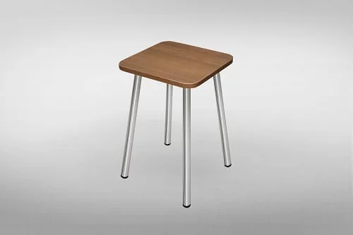 Табурет ХРОМ ЛДСП венге КОМПЛЕКТ 2 шт._0