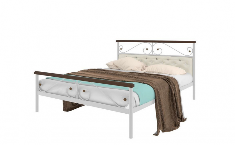 Кровать Эсмеральда плус мягкая 1400х1900 Белая / plus_0