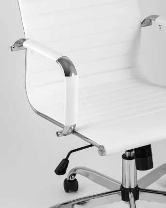 Кресло руководителя ТопЧаирс Ситй Белое / TopChairs City_7