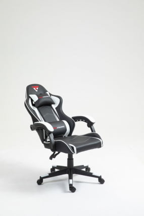 Кресло спортивное ТопЧаирс Шадов черно-белый / TopChairs Shadow_4