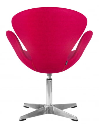 Кресло дизайнерское ДОБРИН СВАН Бордо ткань АФ5 / DOBRIN SWAN AF5_4