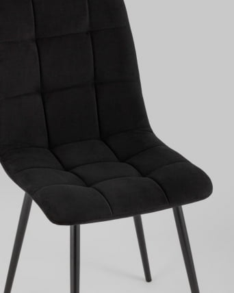 Стул Оливер велюр Черный / Oliver_7