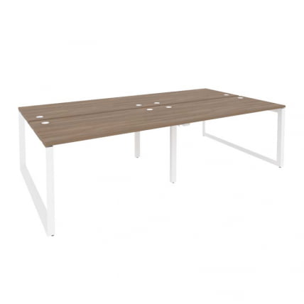 Рабочая станция на О-образном м/к ОНИКС О.МО-Д.РС-4.3.7 Дуб Аризона/Белый / ONIX O.MO-D.RS-4.3.7_0