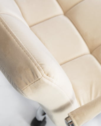 Офисное кресло для персонала ДОБРИН ТЕРРЙ Бежевый велюр МДЖ9-10 / DOBRIN TERRY MJ9-10_6