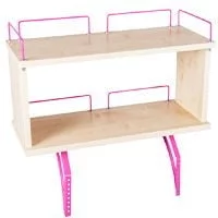 Полка задняя двухъярусная Полка_зз 1/600 (Полка_зз 7/600) Клен Розовый / Polka_zz (Polka_zz_0