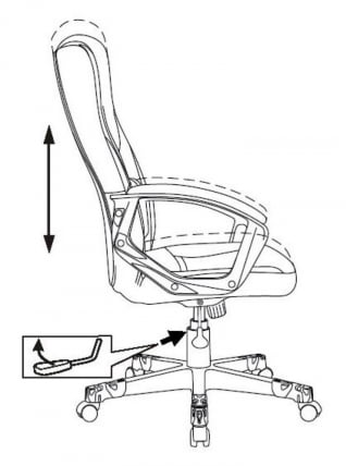 Кресло игровое Зомбие 10 Ред / Zombie Red_6
