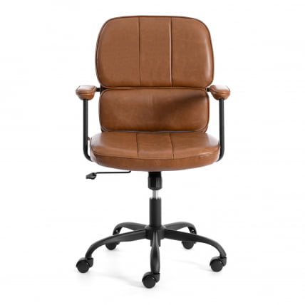 Кресло АЛПХА иск. кожа, Бровн (коричневый) / ALPHA Brown_4