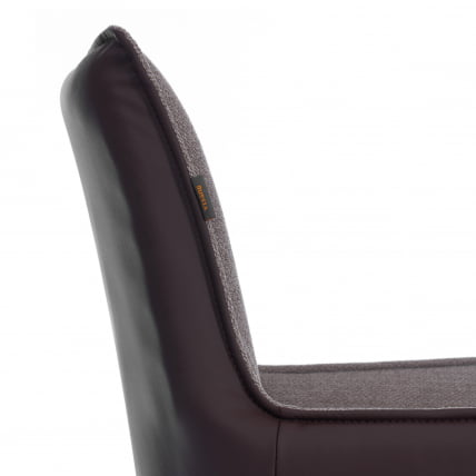 Кресло Мурано/Мурано опора 360, велюр/букле (ХЙП)/Экокожа, бежевый/коричневый / Murano/Мурано (HYP)/Экокожа,_9