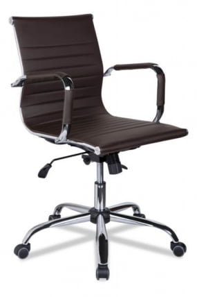 Кресло для персонала CЛГ-620 ЛКСХ-Б Бровн / CLG-620 LXH-B Brown_0