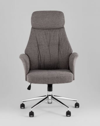 Кресло офисное ТопЧаирс Неома темно-серый ткань / TopChairs Neoma_1