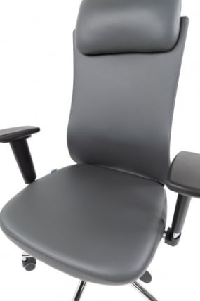 Офисное кресло CХАИРМАН 500 ЛЮКС (ЛУКС) ЭКО экокожа Серый / CHAIRMAN (LUX)_17