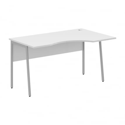 Стол эргономичный правый ИМАГО Плус СА-2П(Пр) Белый Серый / IMAGO Plus СА-2P(Пр)_0