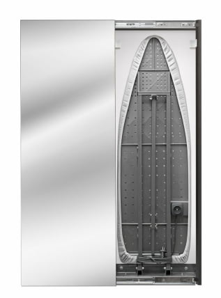 Шкаф со встроенной гладильной доской Ирон Слим (левый, купе) Венге / Iron Slim_0