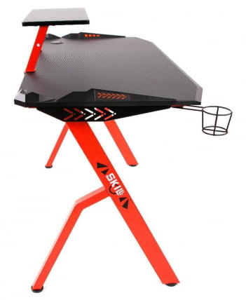 Геймерский стол СКИЛЛ CТГ-001 Красный / SKILL CTG-001_2