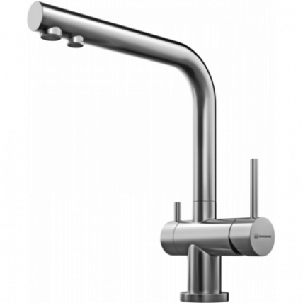 Смеситель Омоикири Нагано-Бн Латунь/Нерж. Сталь / Omoikiri Nagano-Bn_0