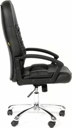 Кресло руководителя CХАИРМАН 418 ПВC Черный / CHAIRMAN PVC_2