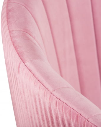 Стул обеденный ДОБРИН МАРЙ Розовый велюр 1922-16 / DOBRIN MARY_8