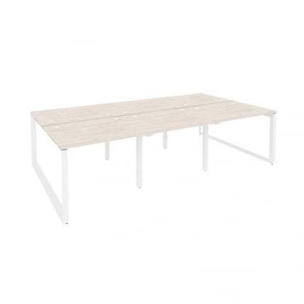 Рабочая станция на О-образном м/к ОНИКС О.МО-Д.РС-6.1.8 Денвер Светлый/Белый / ONIX O.MO-D.RS-6.1.8_0